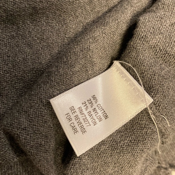 Apt 9 Womens Small Knit Gray Beaded Jeweled Shiny Sweater Top Kohls - Picture 8 of 9